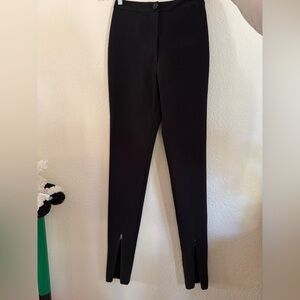Low Classic Black Zipper Trousers